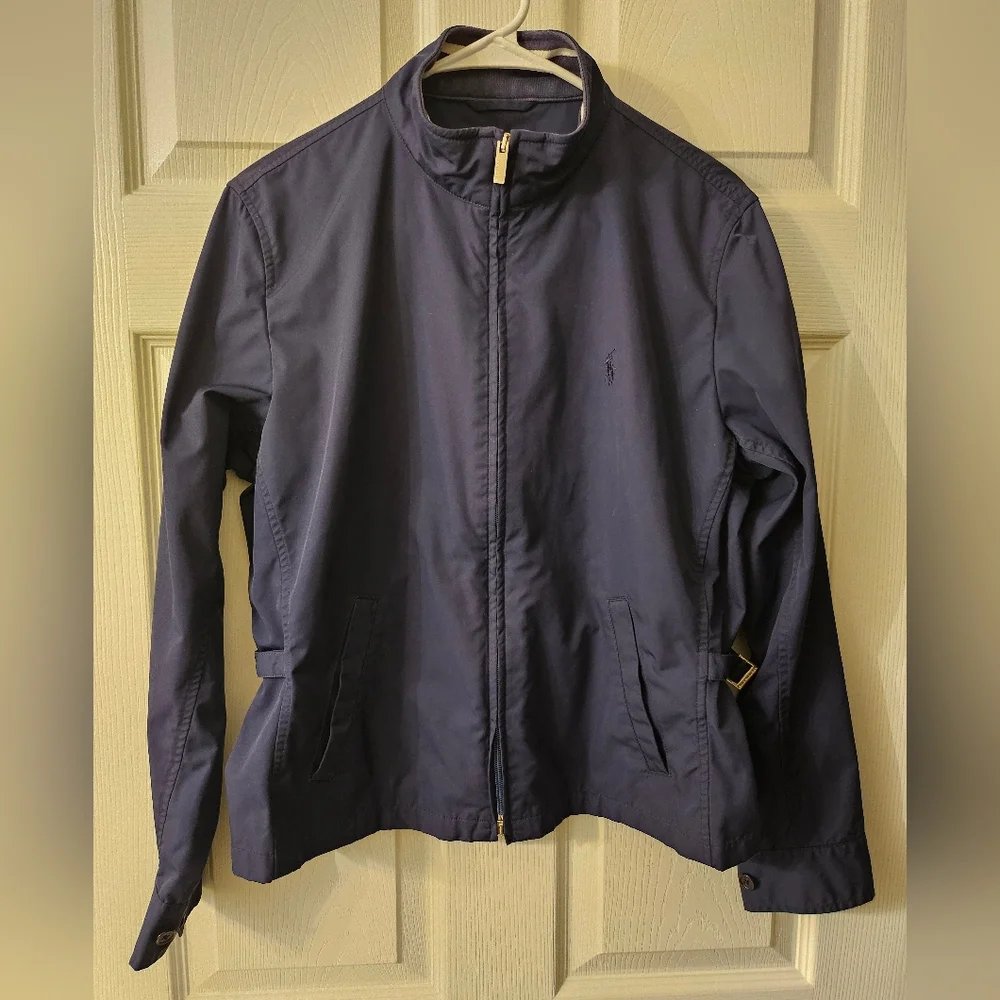 Ralph Lauren Navy Zip-Front Women's Jacket - Picture 1 of 9
